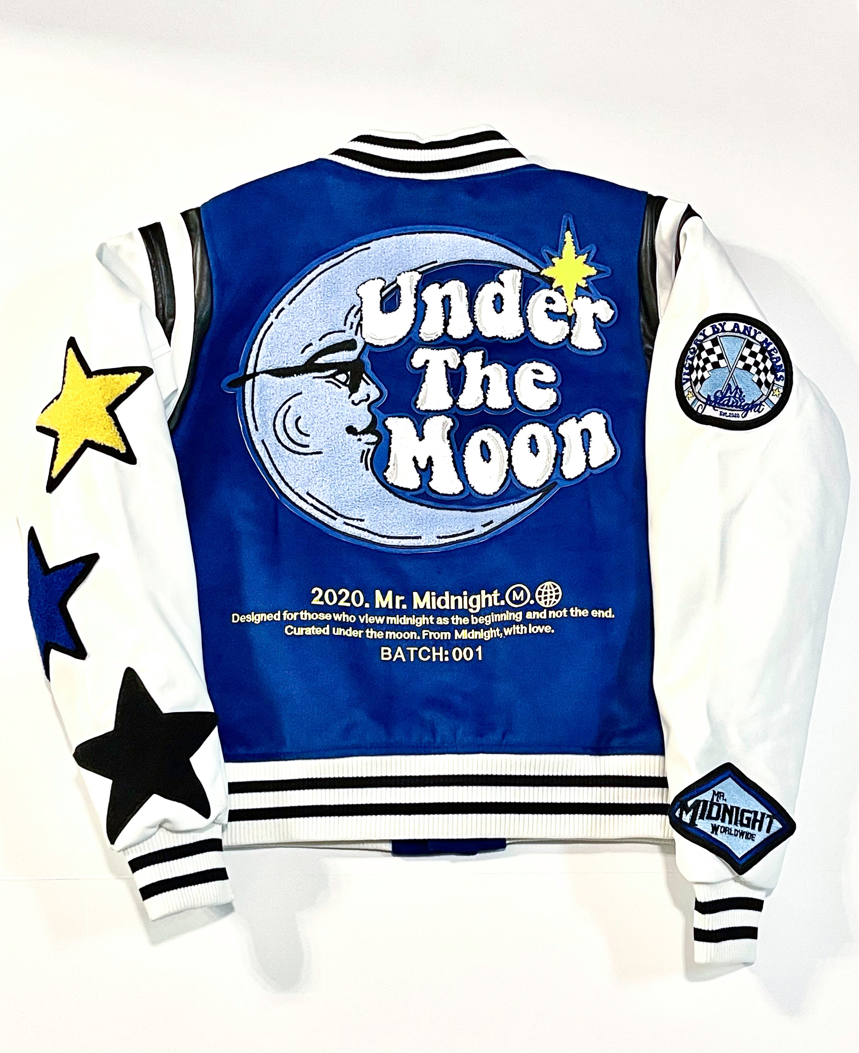 Every Blue Moon Varsity Jacket